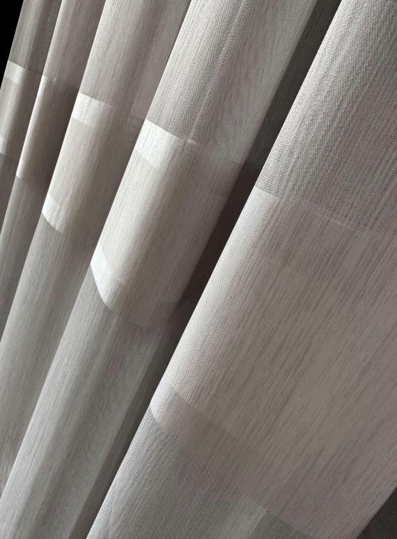 Тюль бамбук Bamboo сірий Туреччина