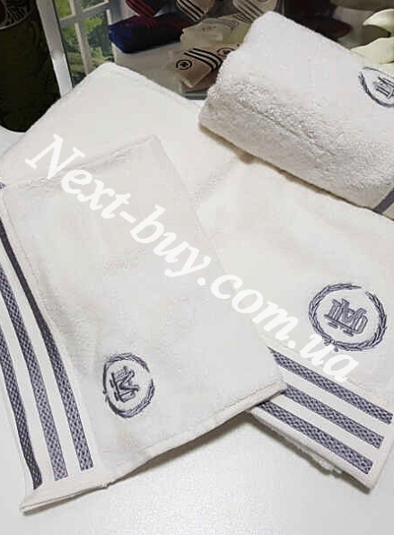 Maison D'or Delon Cotton набор полотенец для мужчин кремовый с серым