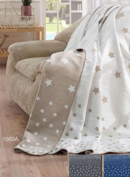 Плед хлопковый Sarar Cotton Blanket (1669A) 200х240см