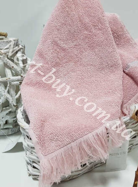 Махровое полотенце Maison D'or Marsel 50х100см грязно-розовый