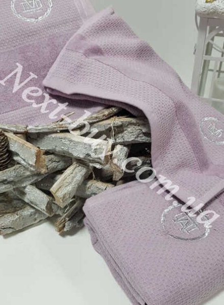 Набір бавовняних рушників Maison D'or Bonni 3шт бузковий