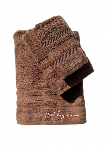 Махровое полотенце для бани ADA 70х140 коричневый Турция