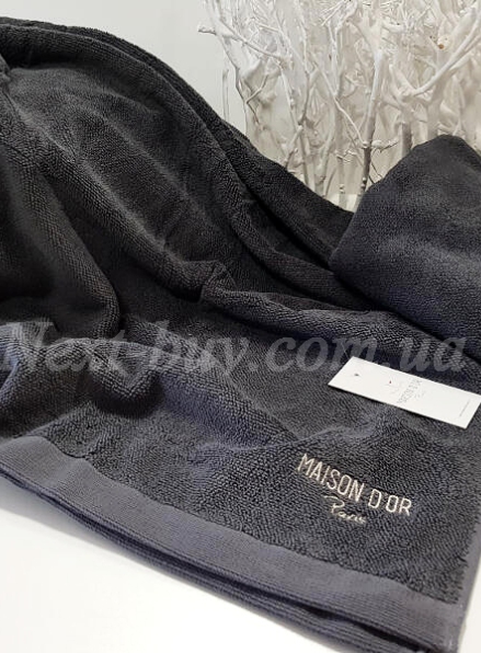 Maison D'or Advend банне махрове полотенце 85х150 см сірий