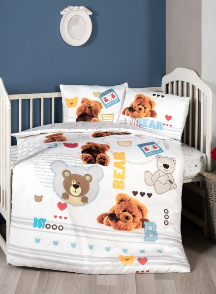 Дитяча постільна білизна в ліжечко First choice Bear бамбук