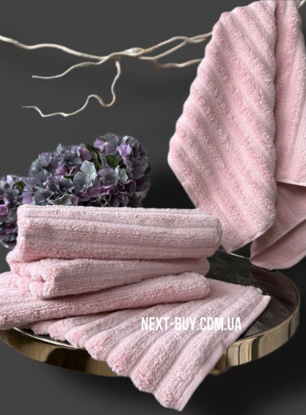 Махровое полотенце для бани Cestepe Ezgi 70х140 светло-розовое Турция