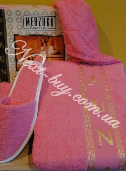 Merzuka набор для сауны женский ярко-розовый