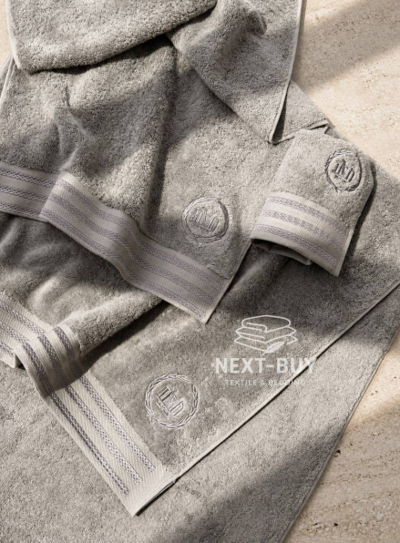 Maison D'or Delon Grey Cotton набір рушників для чоловіків сірий