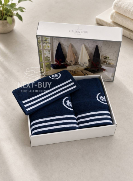 Maison D'or Delon Cotton набір рушників для чоловіків темно-синій