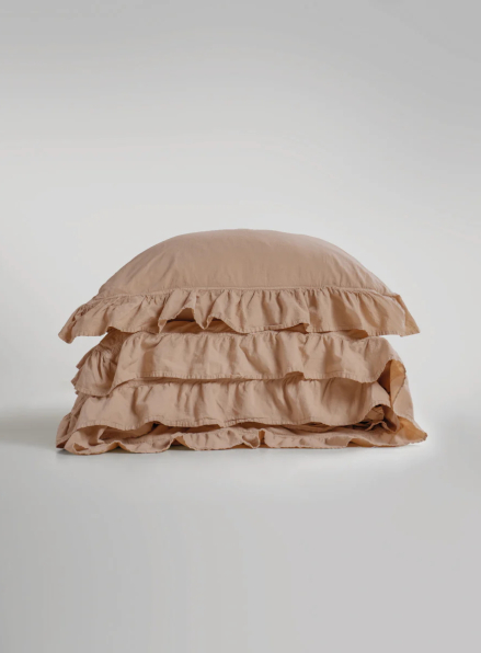 Ексклюзивна постільна білизна Limasso Exclusive  Akdeniz Beji  200x220 з вареної бавовни