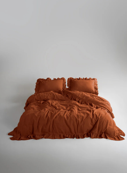 Ексклюзивна постільна білизна Limasso Exclusive Automne 200x220 з вареної бавовни