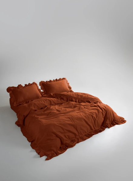 Ексклюзивна постільна білизна Limasso Exclusive Automne 200x220 з вареної бавовни