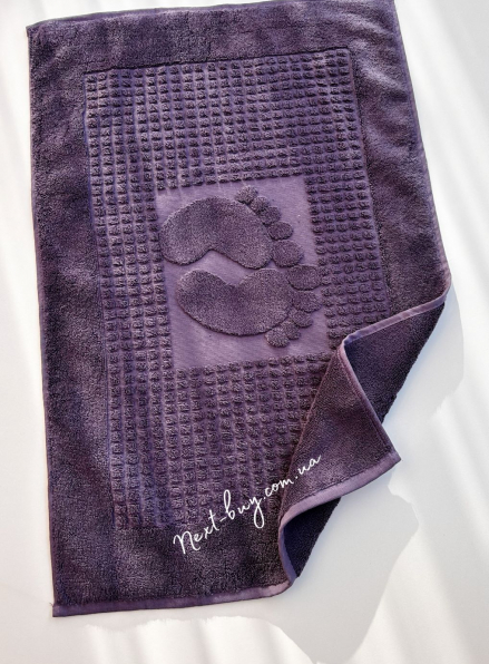 Натуральний килимок-рушник для ніг Febo Ayak paspas leylac 50x70
