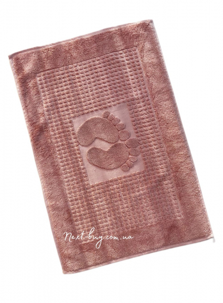 Натуральний килимок-рушник для ніг Febo Ayak paspas pink 50x70