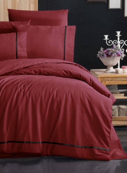 First Сhoice Alisa Red постельное белье ранфорс Deluxe евро 200х220