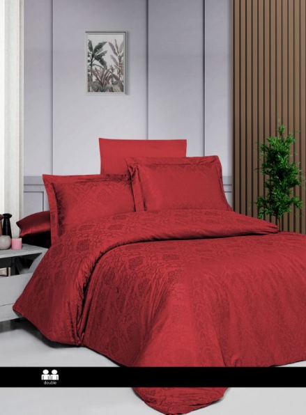 First choice Vladya Red постельное белье сатин-жаккард семейное 160х220х2