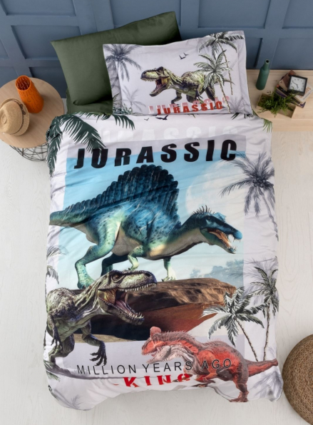 First Сhoice Jurassic подростковое постельное белье ранфорс Deluxe полуторное 160х220