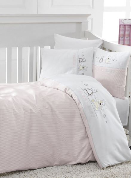 Maison Dor детское постельное бельё Lamite pink сатин 100х150