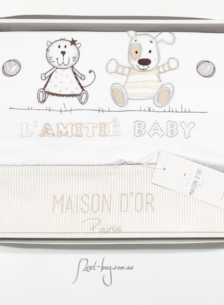 Maison Dor детское постельное бельё Lamite bej сатин 100х150