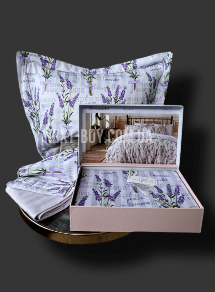Maison D'or Lavander Lilac постільна білизна євро 200х220 сатин
