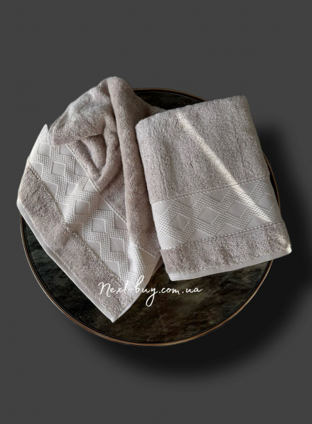 Махровое полотенце для бани Luzz Emma moco 70х140 Турция