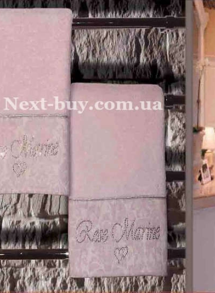 Набор бамбуковых полотенец Maison D'or Rose Marine 50х100см 2шт розовый