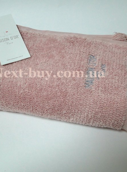 Махровий рушник Maison D'or Marsel 50х100см брудно-рожевий