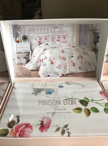 Maison Dor Daisi постільна білизна 200x220см сатин жаккард