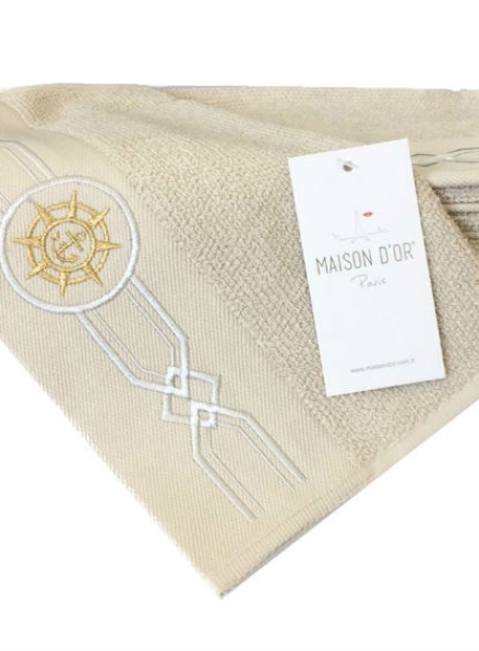 Maison D´or Elegance Marine рушник для обличчя махра бежевий