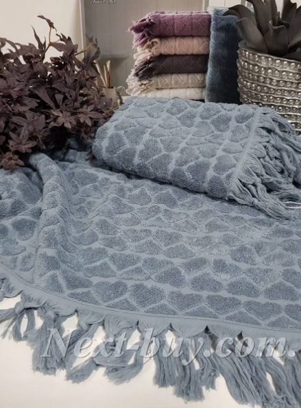 Maison D´or Gabrielle Towel набор полотенец  50х100 85х150 голубой