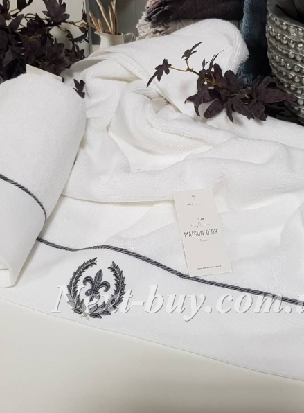 Maison D´or Seymour полотенце лицевое махра белое