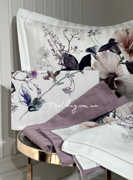 Maison Dor Alita dark lilac постельное белье 200x220см сатин жаккард