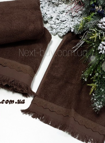 Maison D`or Melissa набір махрових рушників 3шт коричневий