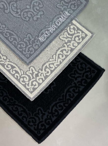 Maison D'or Натуральний килимок для підлоги Vintage чорний 60х100см
