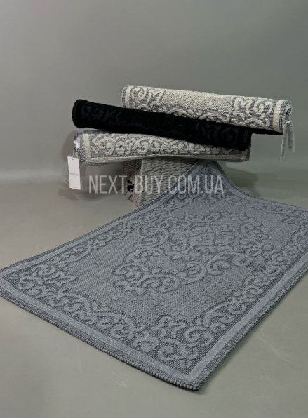 Maison D'or Натуральний килимок для підлоги Vintage сірий 70х120см