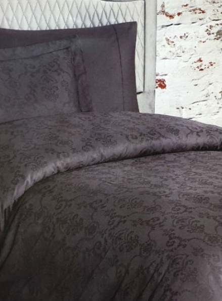 Maison D'or Mirabella постільна білизна 160x220 см сатин antrasit