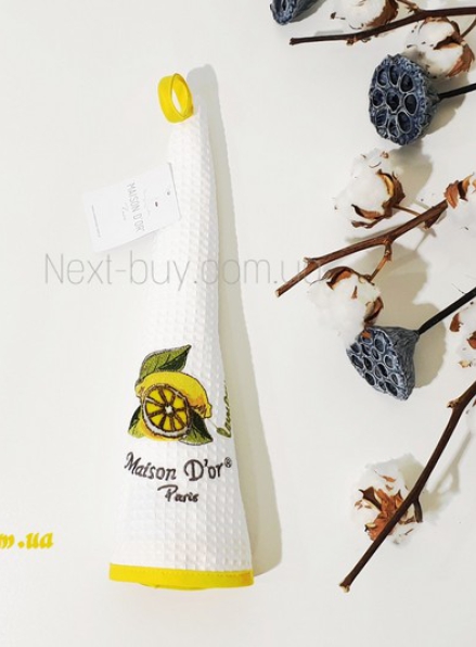Maison Dor Fruit lemon полотенце вафельное с апликацией