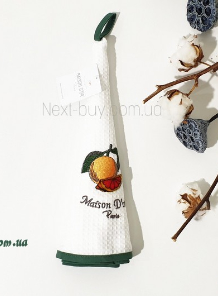Maison Dor Fruit orange полотенце вафельное с апликацией