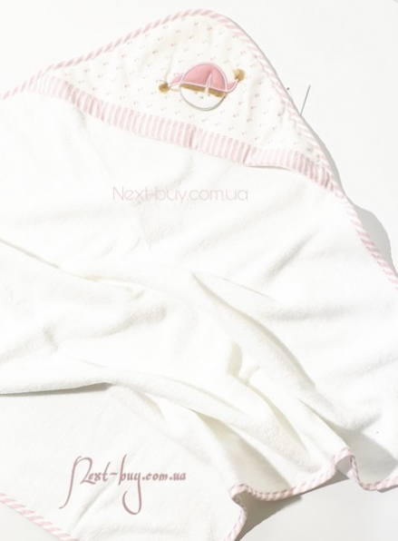 Maison Dor Love Baby pink банное полотеце конверт для новорожденных розовый