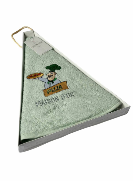 Maison D`or Maxi box круглий махрове кухонний рушник 1шт 70х70 бавовна салатовий