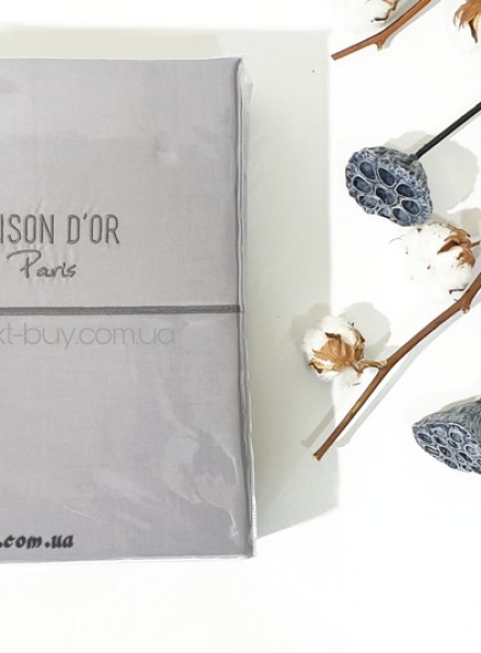 Maison Dor Spring Embroidery duvet cover set Dark Grey однотонна постільна білизна 200х220