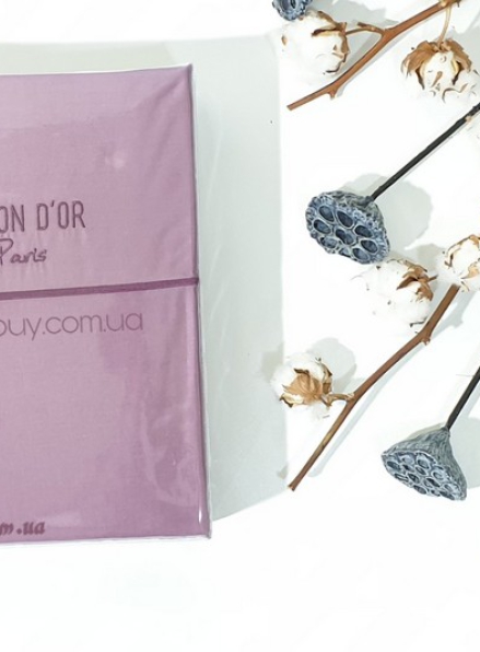 Maison Dor Spring Embroidery duvet cover set однотонна постільна білизна 200х220 фіолетова