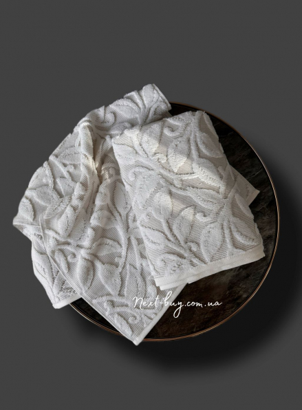 Махровое полотенце для бани Cestepe Mihribar white 70х140 Турция