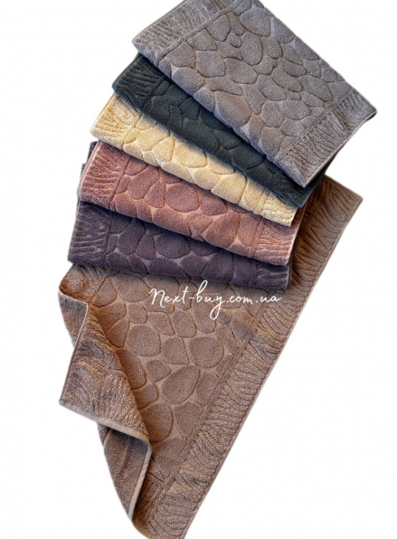 Натуральний килимок-рушник для ніг Febo Paspas rose 50x85