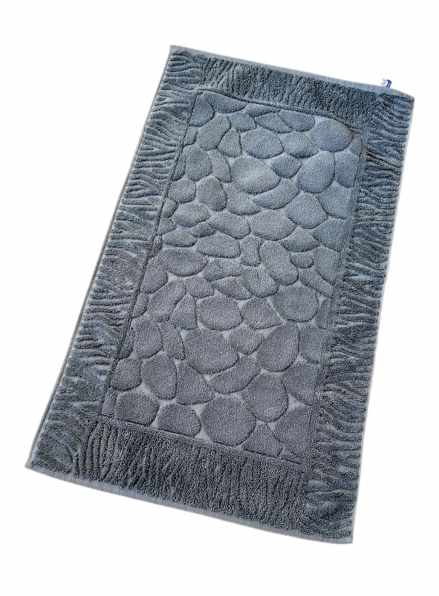 Натуральный коврик-полотенце для ног Febo Paspas antrasit 50х85