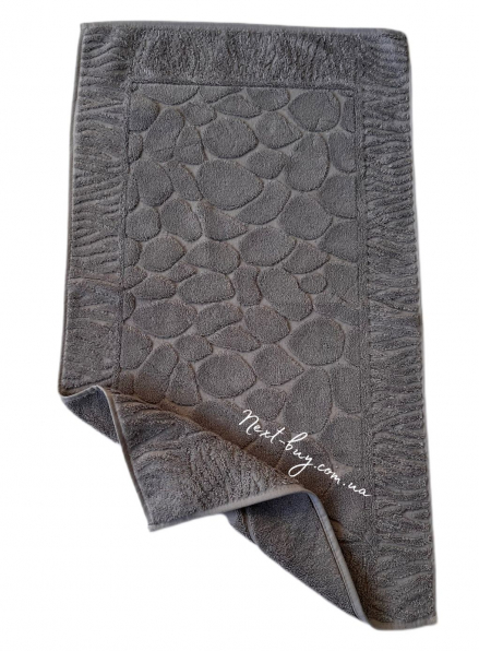 Натуральний килимок-рушник для ніг Febo Paspas gri 50x85