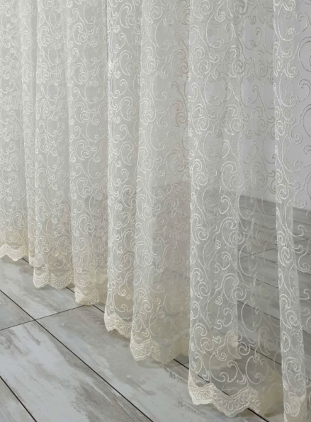 Тюль фатин Kate крем Туреччина