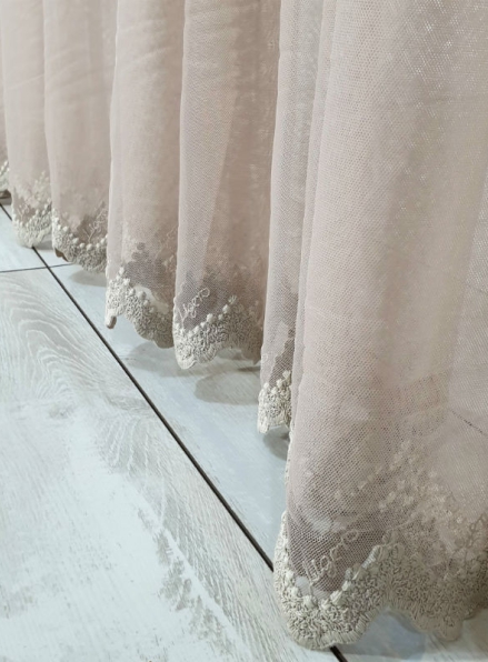 Тюль фатин Nell беж Туреччина