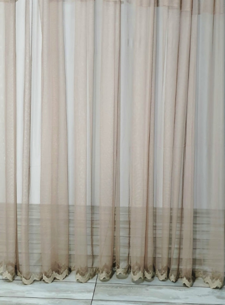 Тюль фатин Nell беж Туреччина