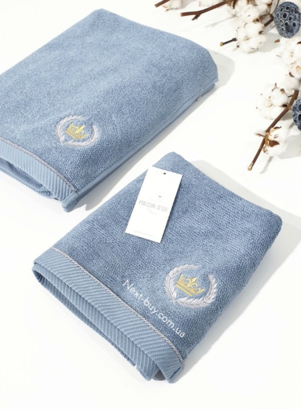 Maison D'or Pierre Loti рушник для обличчя махра блакитний