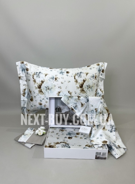 Tivolyo Home Комплект постільної білизни Colette євро 200х220 сатин-жатка